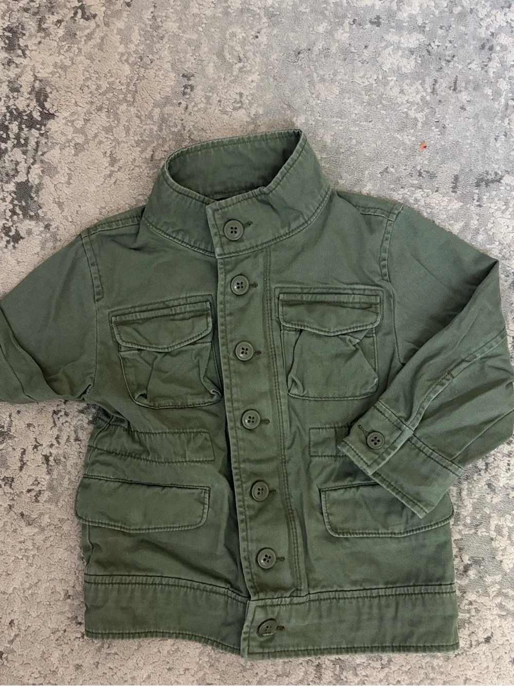 Baby Gap Toddler Olive Utility Jacket Sz 3